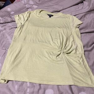 Simply Vera Vera Wang Light Green Twist Top